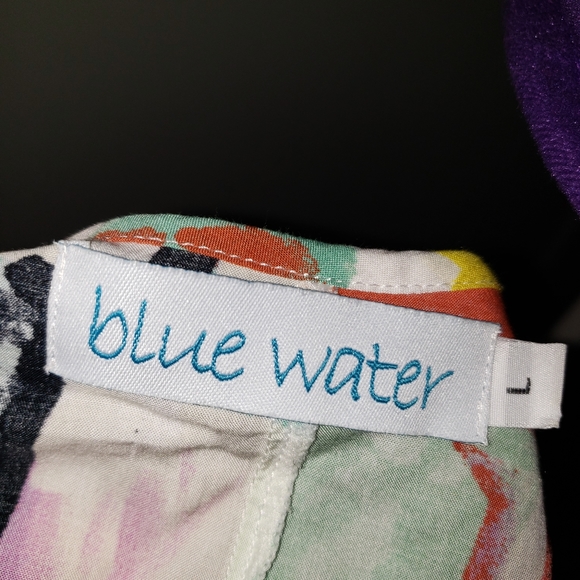 SOLD Blue Water Dress - Picture 7 of 7